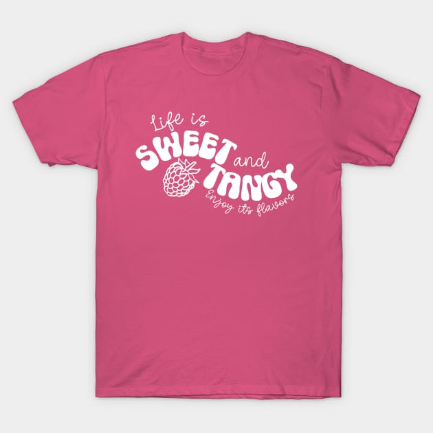 Groovy Raspberry sorbet T-Shirt by ARTSYVIBES111